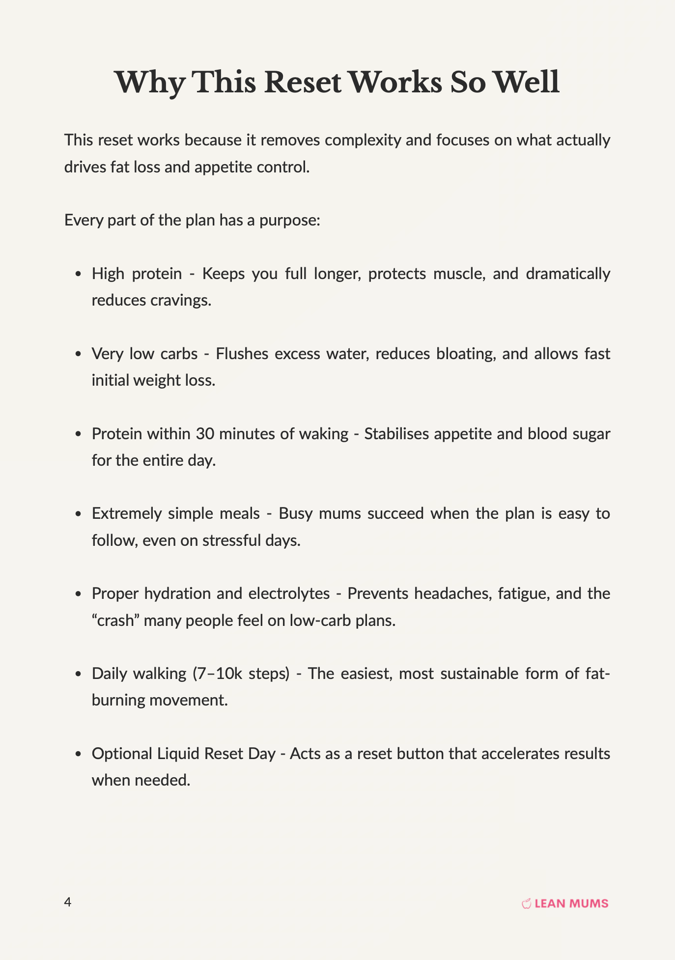 Lean Mums – Rapid Reset (7–14 Days)